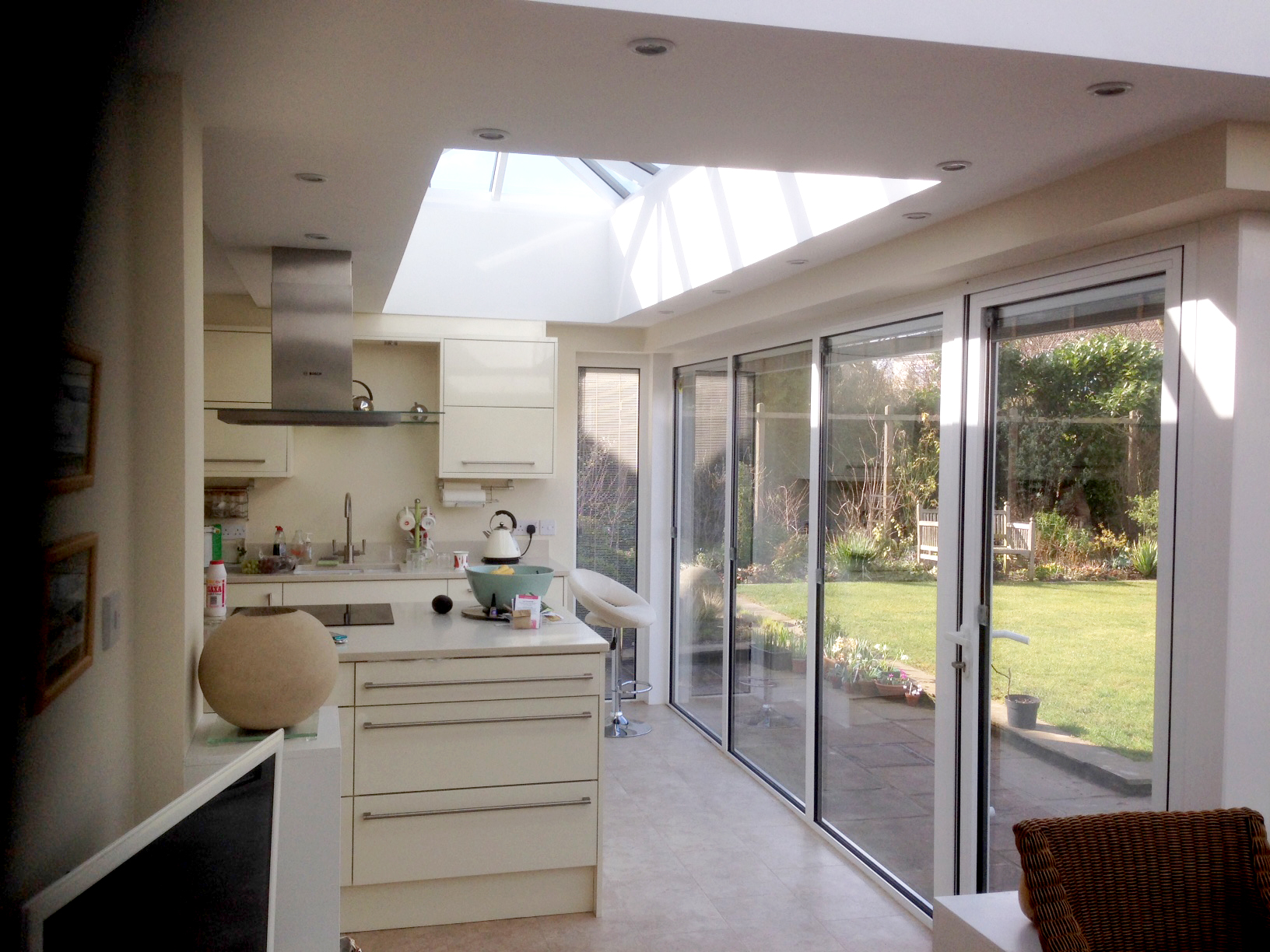 Kitchen Extension in Orangery - internal view 3 